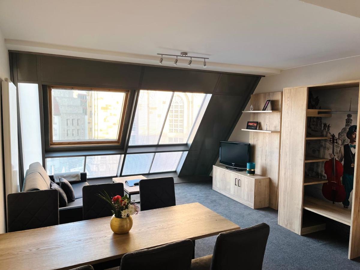 Familienapartment Mit Panoramablick Zur Frauenkirche دريسدن المظهر الخارجي الصورة